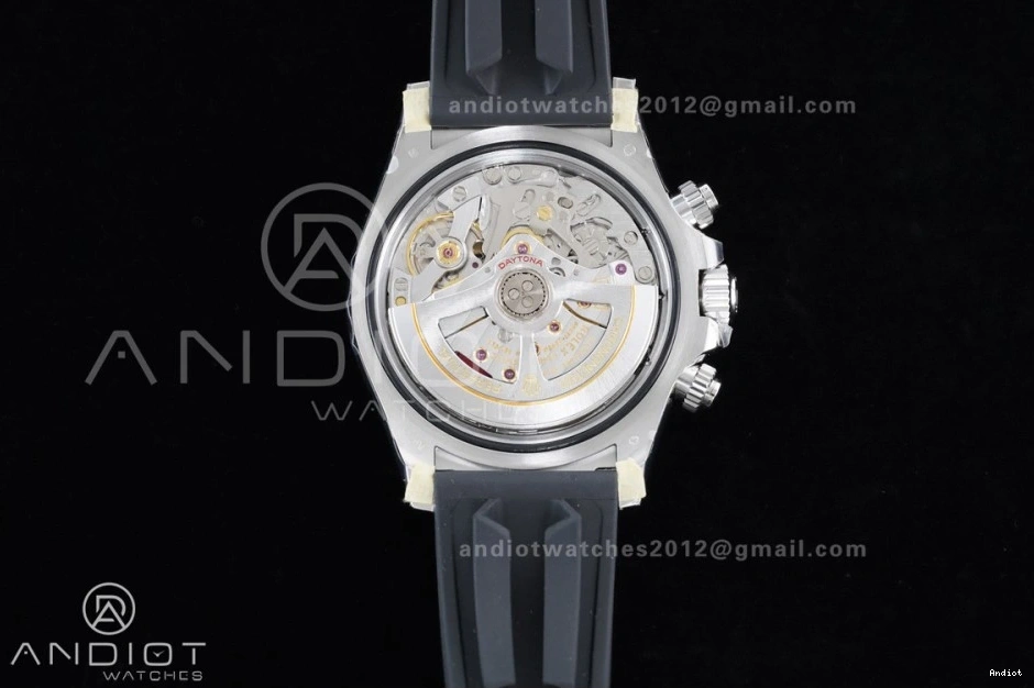 V2 Black VSF on Daytona Oysterflex 1:1 Dial Best VS4131 Gray Strap (Weighted) 126519 Edition 0419